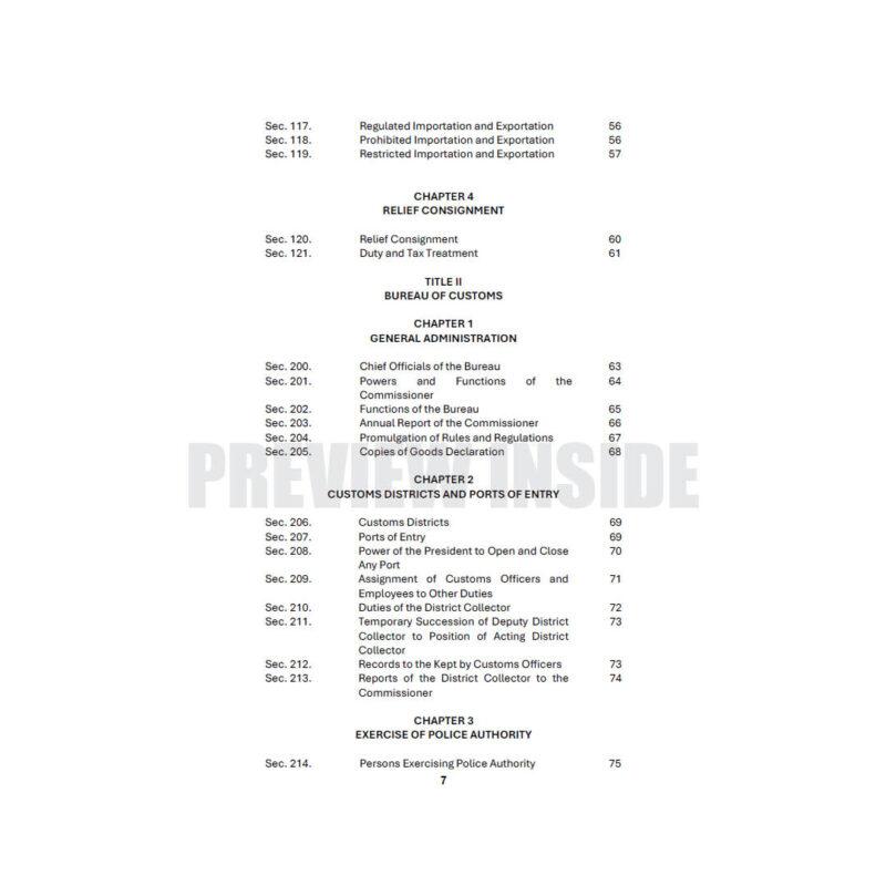 The Customs Modernization & Tariff Act: Comments and Cases - Image 3