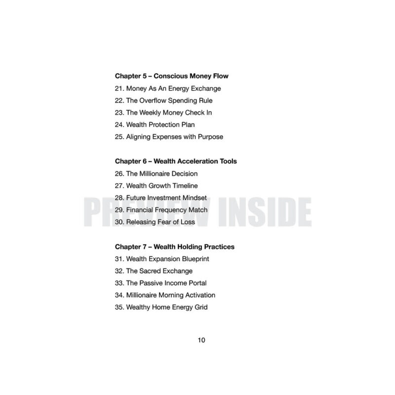 Everyday Abundance: 100 Ways To Be Wealthy, Healthy & Happy - Image 4