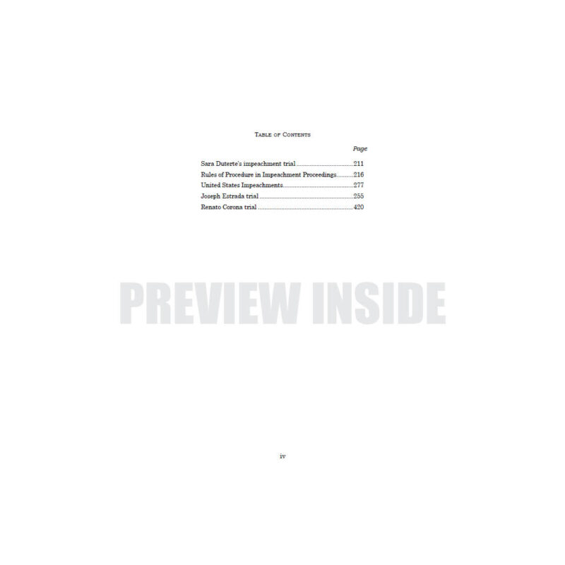 Impeachment: National and International Perspectives - Image 4