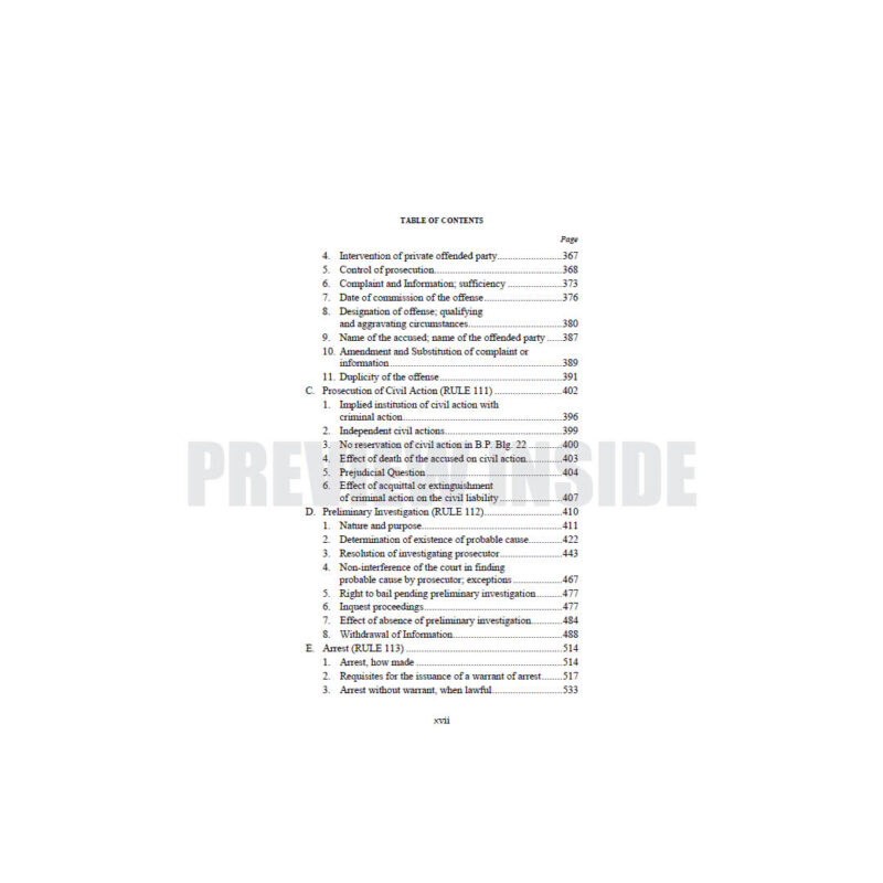 Bar Reviewer in Remedial Law (Syllabus-Based) Volume 2 - Image 4