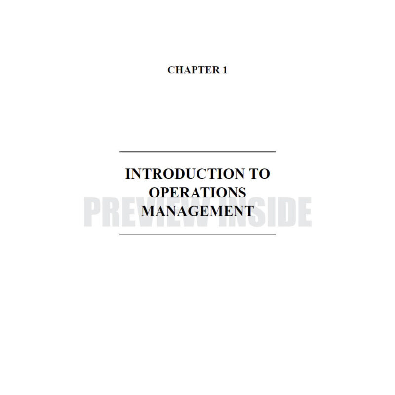 Operations Management: For Hospitality and Tourism Management - Image 5
