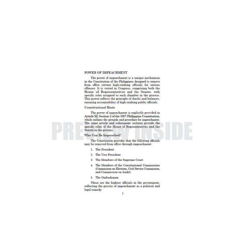 Impeachment: National and International Perspectives - Image 5
