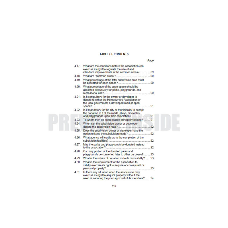 The 2024 Revised Rules for Homeowners' Associations and Similar Organizations in Subdivisions and Resettlement Sites: Annotated - Image 5