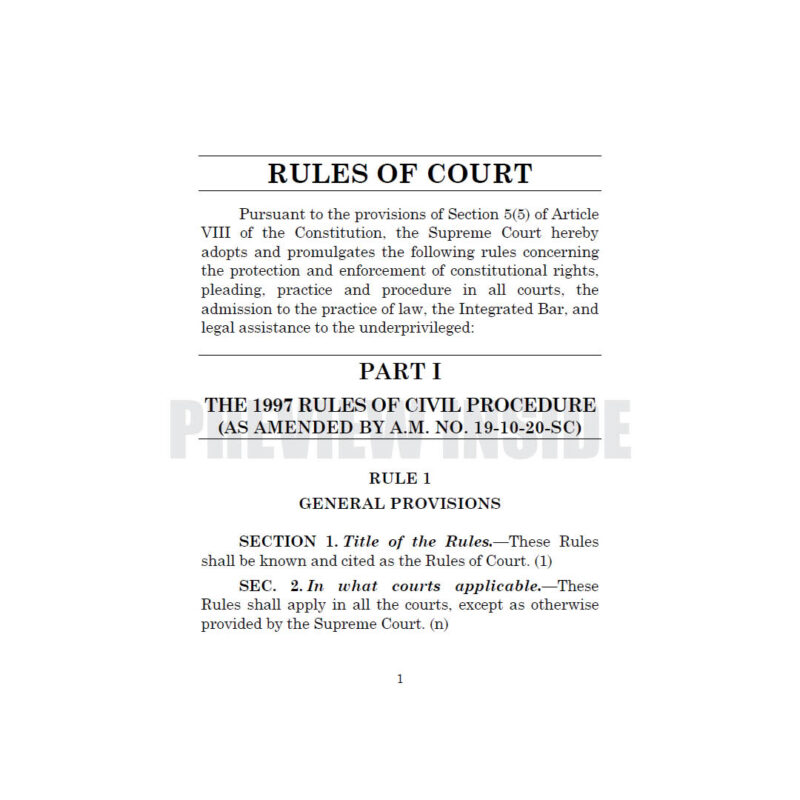 The Revised Rules of Court in the Philippines (As Amended) (Codal) - Image 6