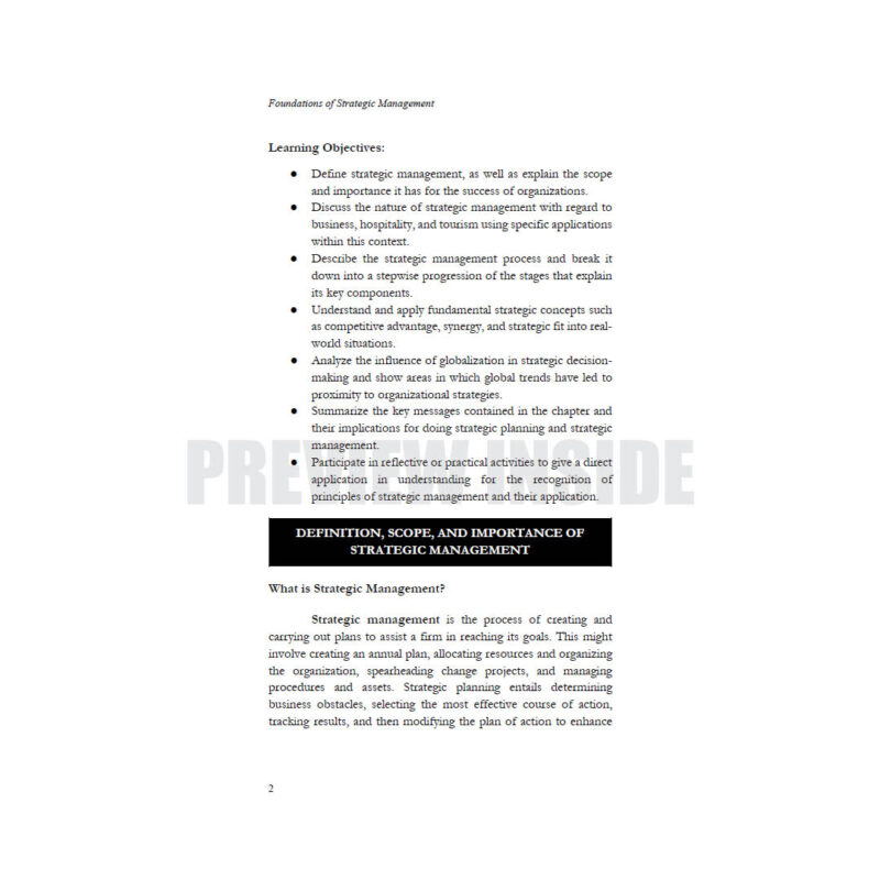 Strategic Management: For Hospitality and Tourism Management - Image 6