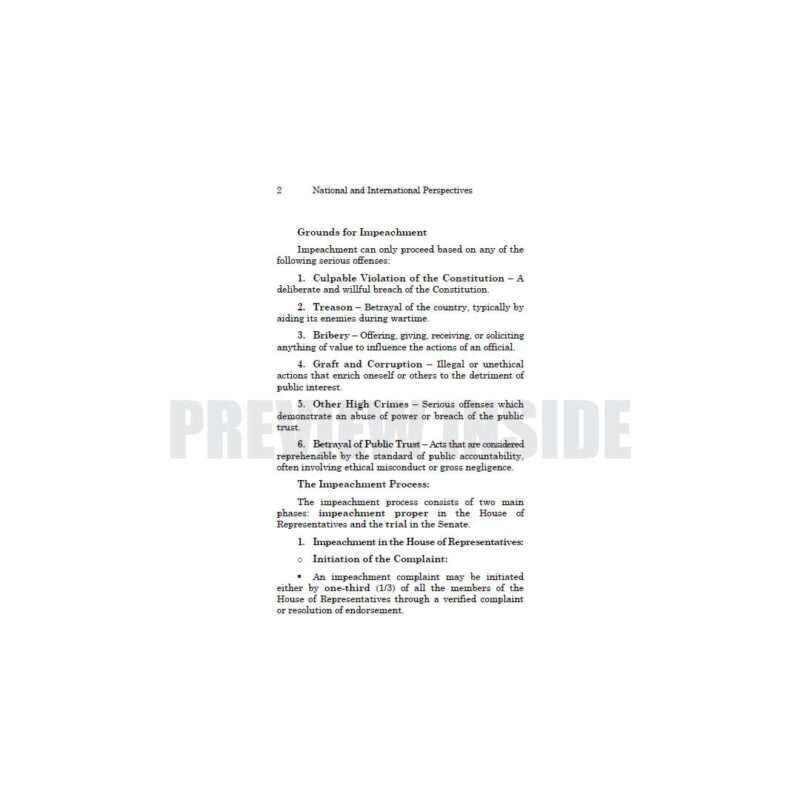Impeachment: National and International Perspectives - Image 6