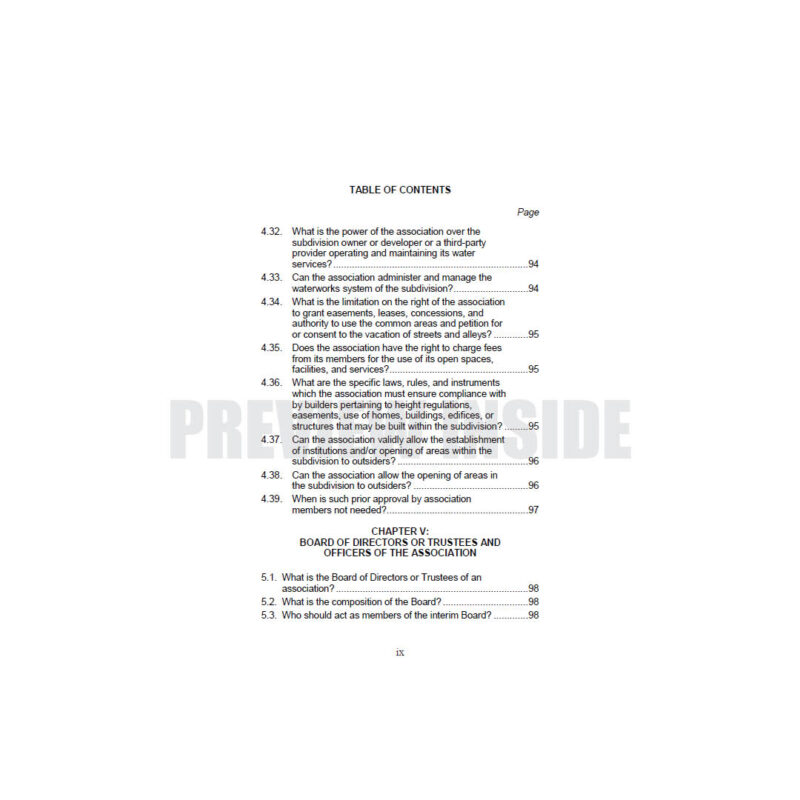 The 2024 Revised Rules for Homeowners' Associations and Similar Organizations in Subdivisions and Resettlement Sites: Annotated - Image 6