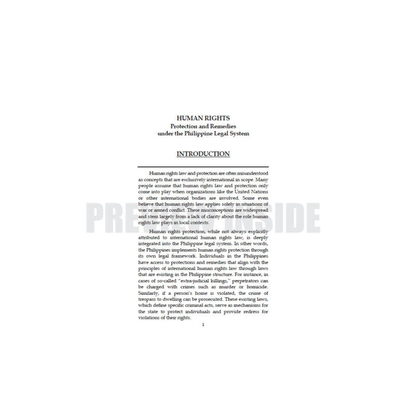 Human Rights: Protection and Remedies under the Philippine Legal System - Image 7