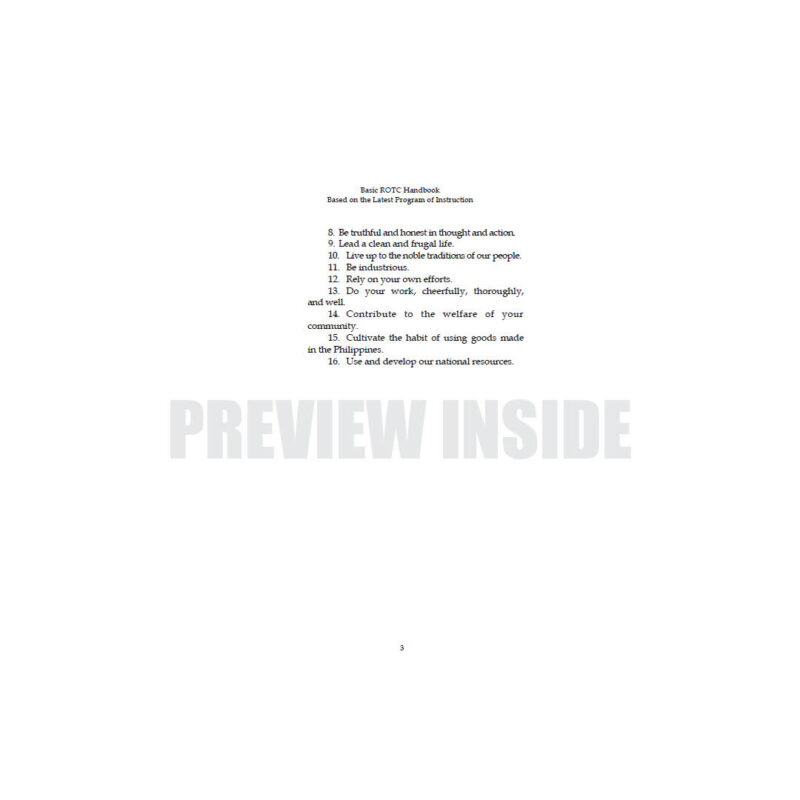 Basic ROTC Handbook - Image 7