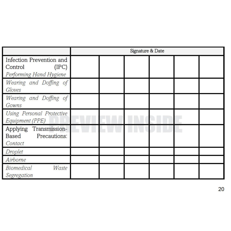 Midwifery Student Competency Inventory Checklist 2025 - Image 7