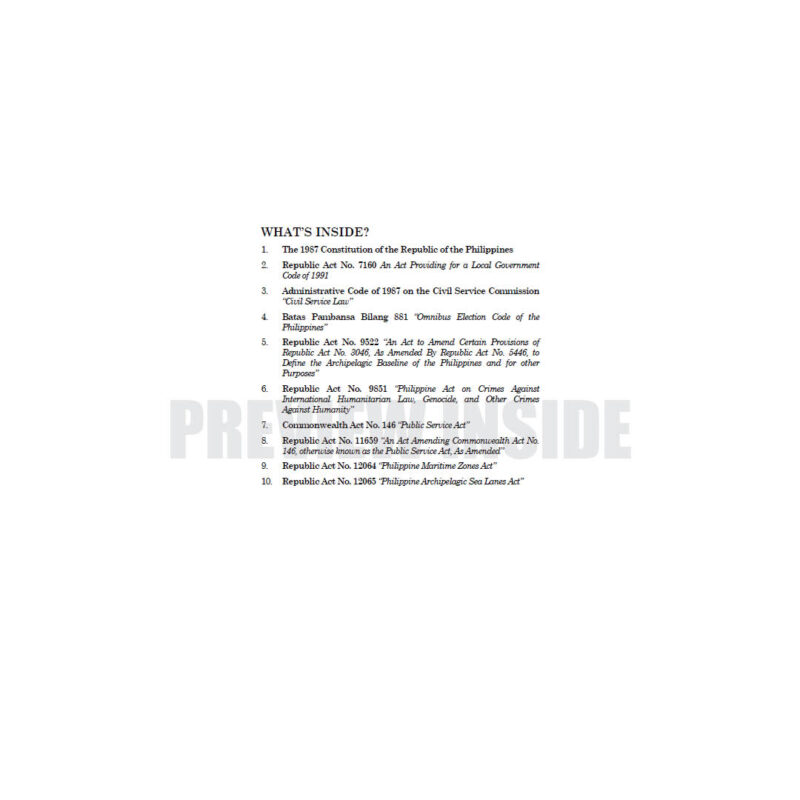 Political Laws of the Philippines (Lawyer’s Edition) - Image 2
