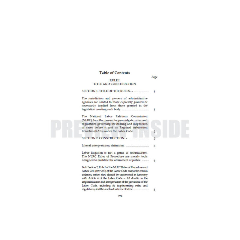 The NLRC Rules of Procedure Annotated - Image 2