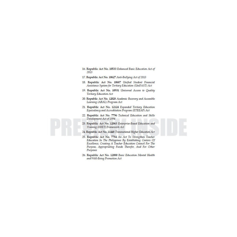 Philippine Educational Laws - Image 3
