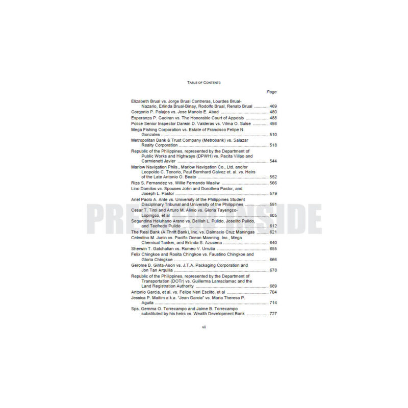 Notes and Excerpts From Selected: Philippine Supreme Court Decisions (2022) Vol. 3 - Image 4