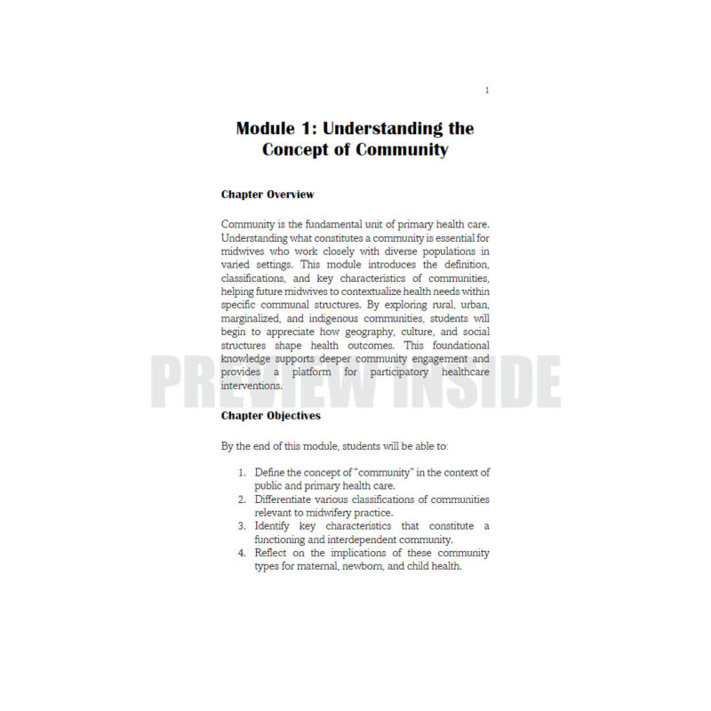 Primary Health Care 2: A Conventional Approach to Community Organizing Participatory Action Research for Midwifery Practice - Image 5