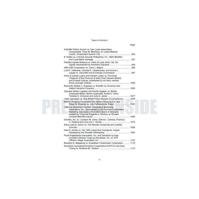 Notes and Excerpts From Selected: Philippine Supreme Court Decisions (2022) Vol. 3 - Image 6
