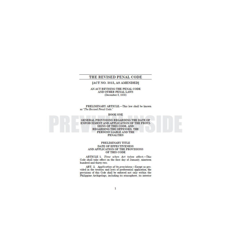 The Revised Penal Code (Lawyer’s Edition) - Image 7