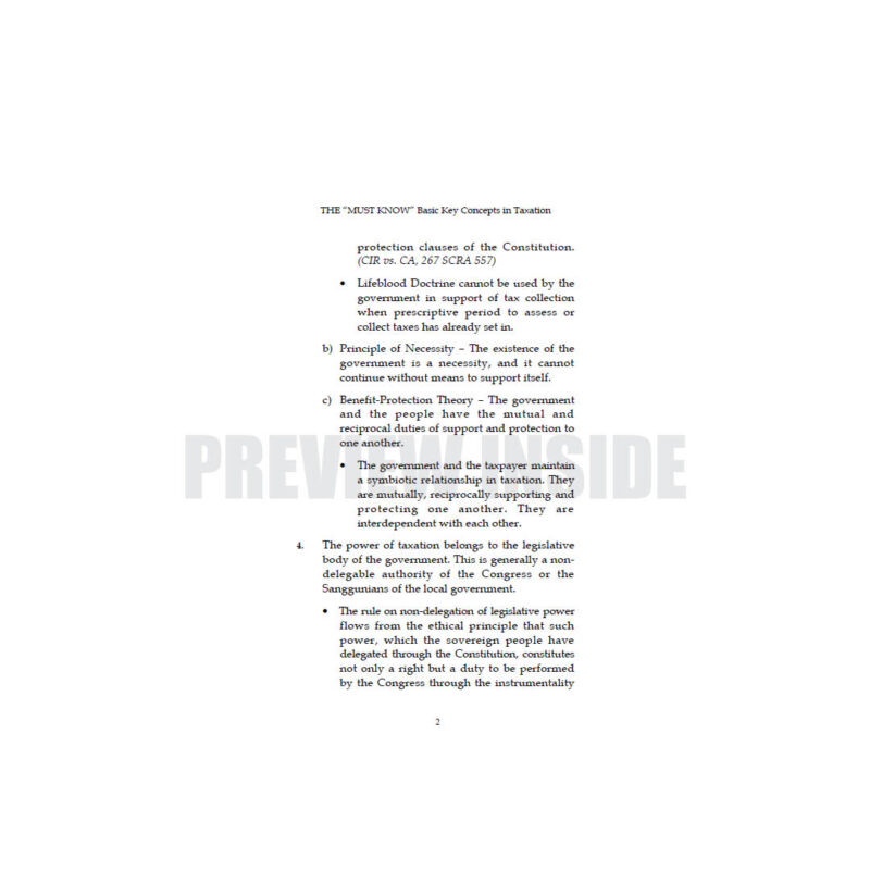 The "Must Know" Basic Key Concepts in Taxation (For Commerce Students) - Image 7