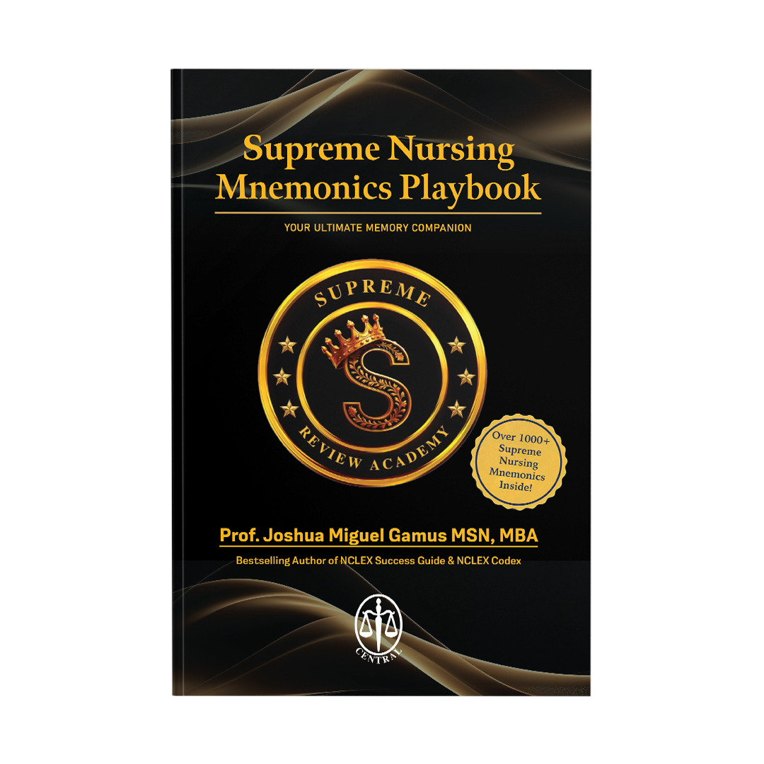Supreme Nursing Mnemonics Playbook