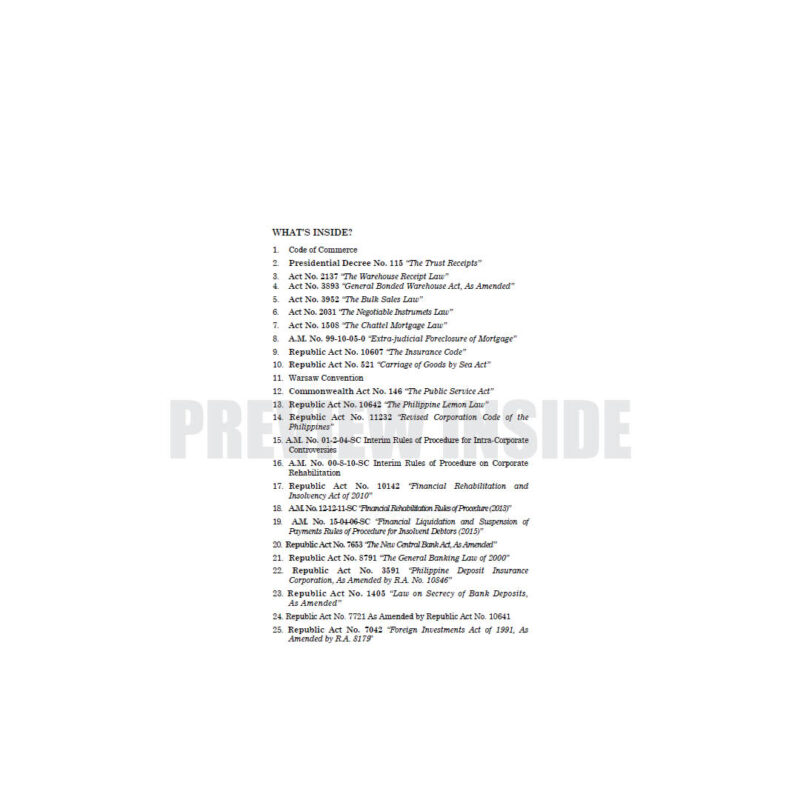 Commercial Laws of the Philippines (Lawyer’s Edition) - Image 2