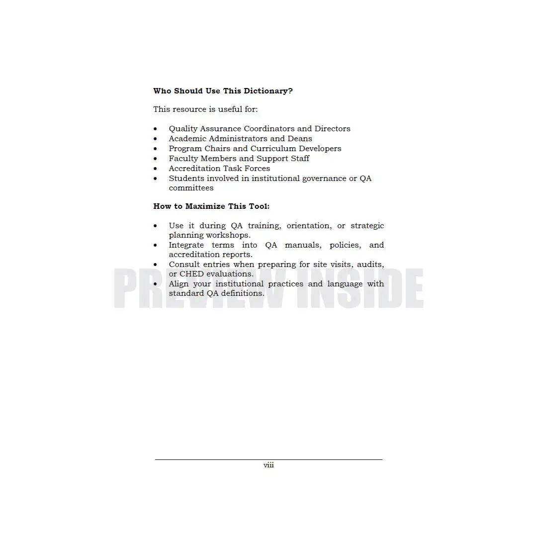 Quality Assurance Dictionary in Education: A-Z Compendium of Standards, Systems, and Strategies - Image 3