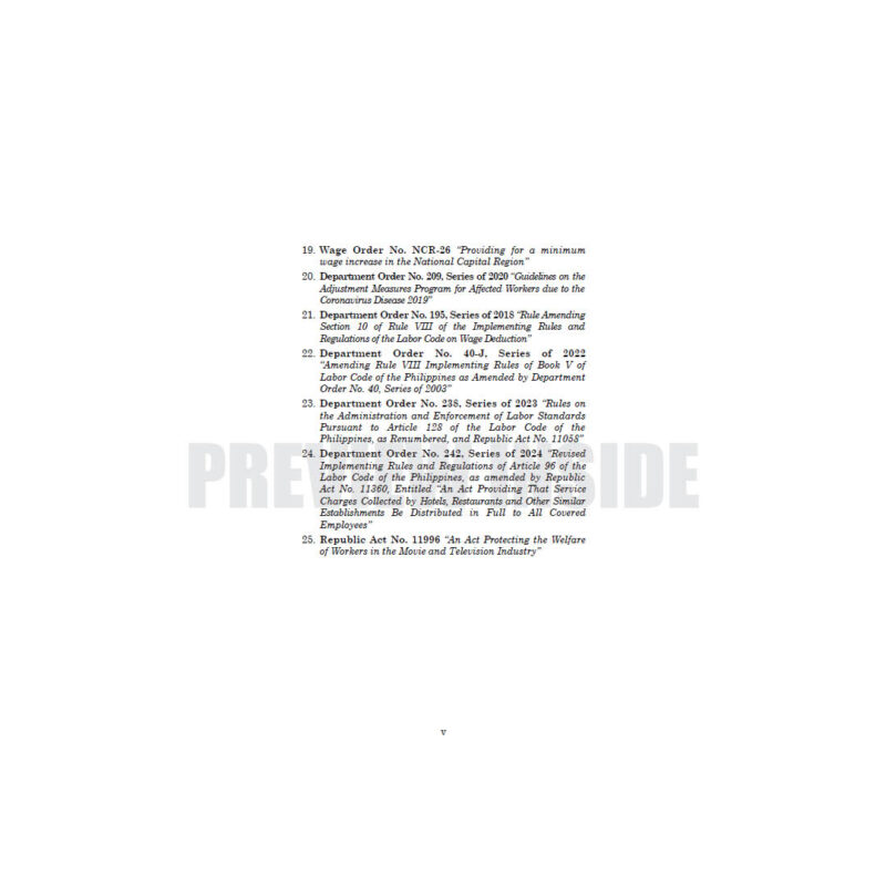 The Labor Code of the Philippines (Lawyer’s Edition) - Image 4