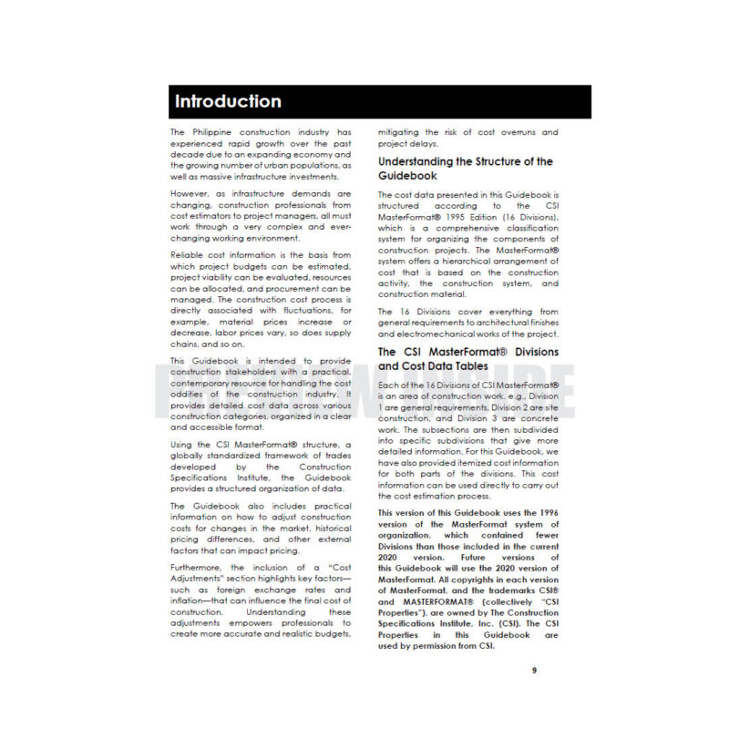 Construction Cost Guidebook 2025 (Philippine Edition) - Image 5