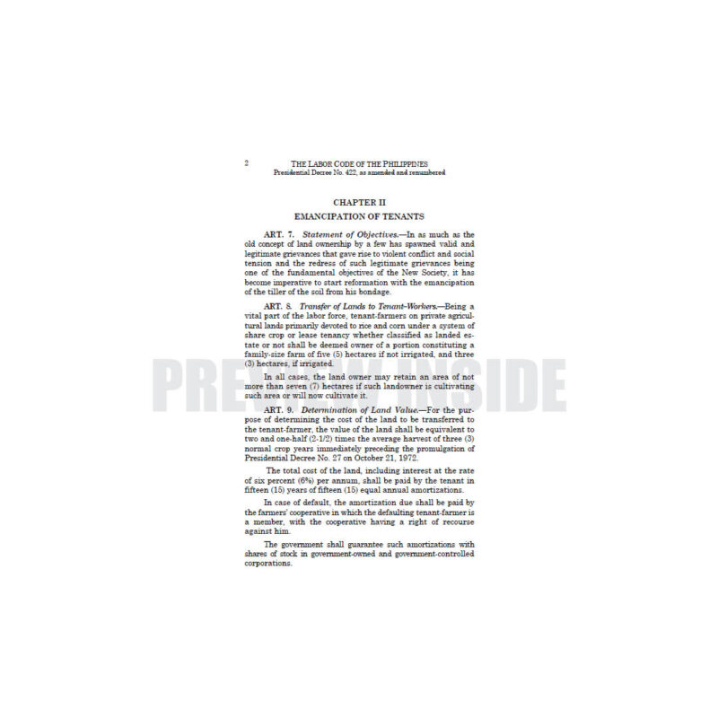 The Labor Code of the Philippines (Lawyer’s Edition) - Image 6