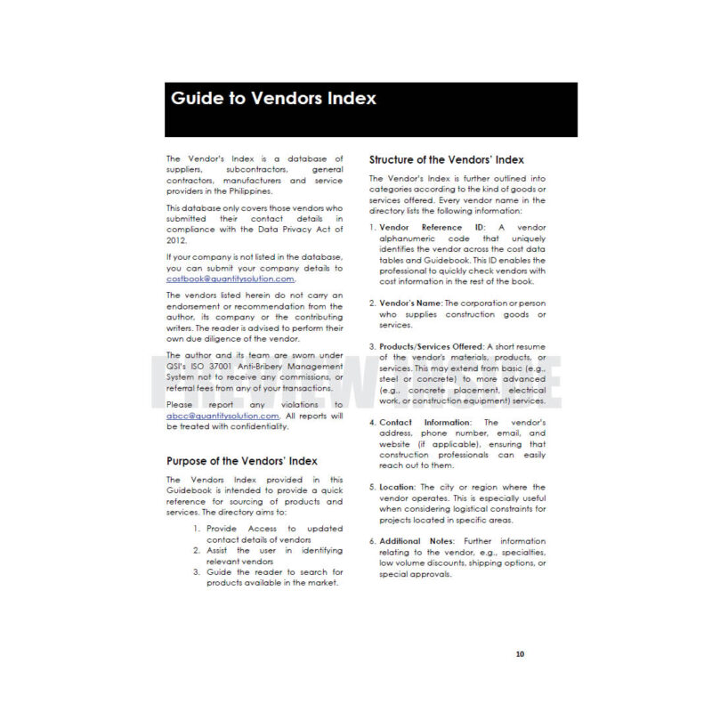 Construction Cost Guidebook 2025 (Philippine Edition) - Image 6