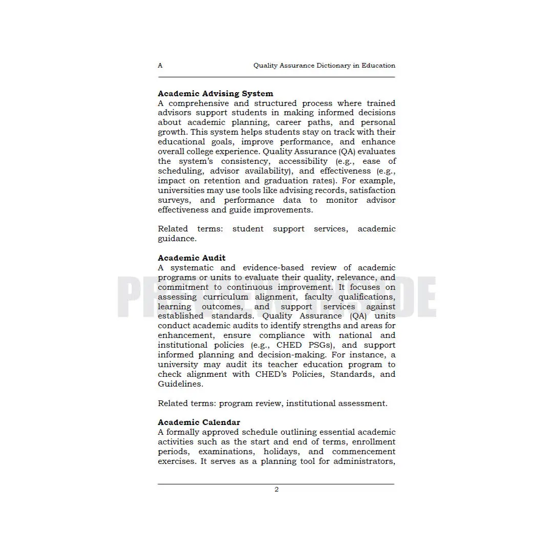 Quality Assurance Dictionary in Education: A-Z Compendium of Standards, Systems, and Strategies - Image 7