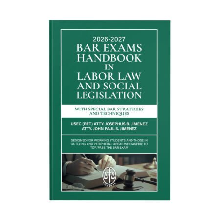 2026-2027 Bar Exams Handbook in Labor Law and Social Legislation