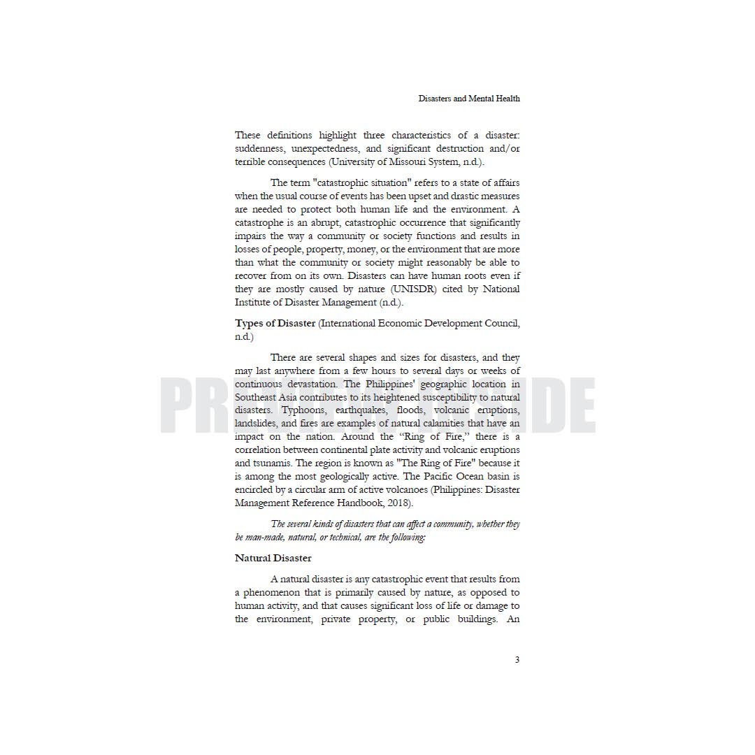 Disaster and Mental Health - Image 7