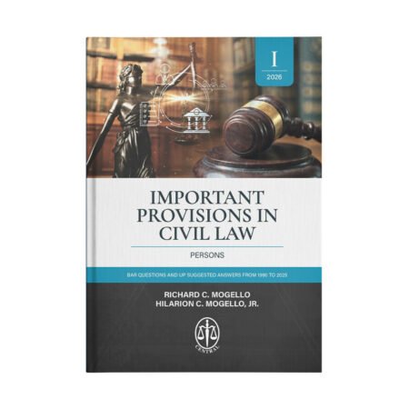 Important Provisions in Civil Law (Volume 1) Persons