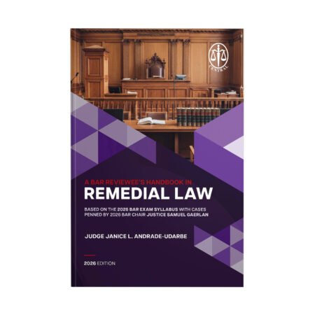 A Bar Reviewee’s Handbook in Remedial Law