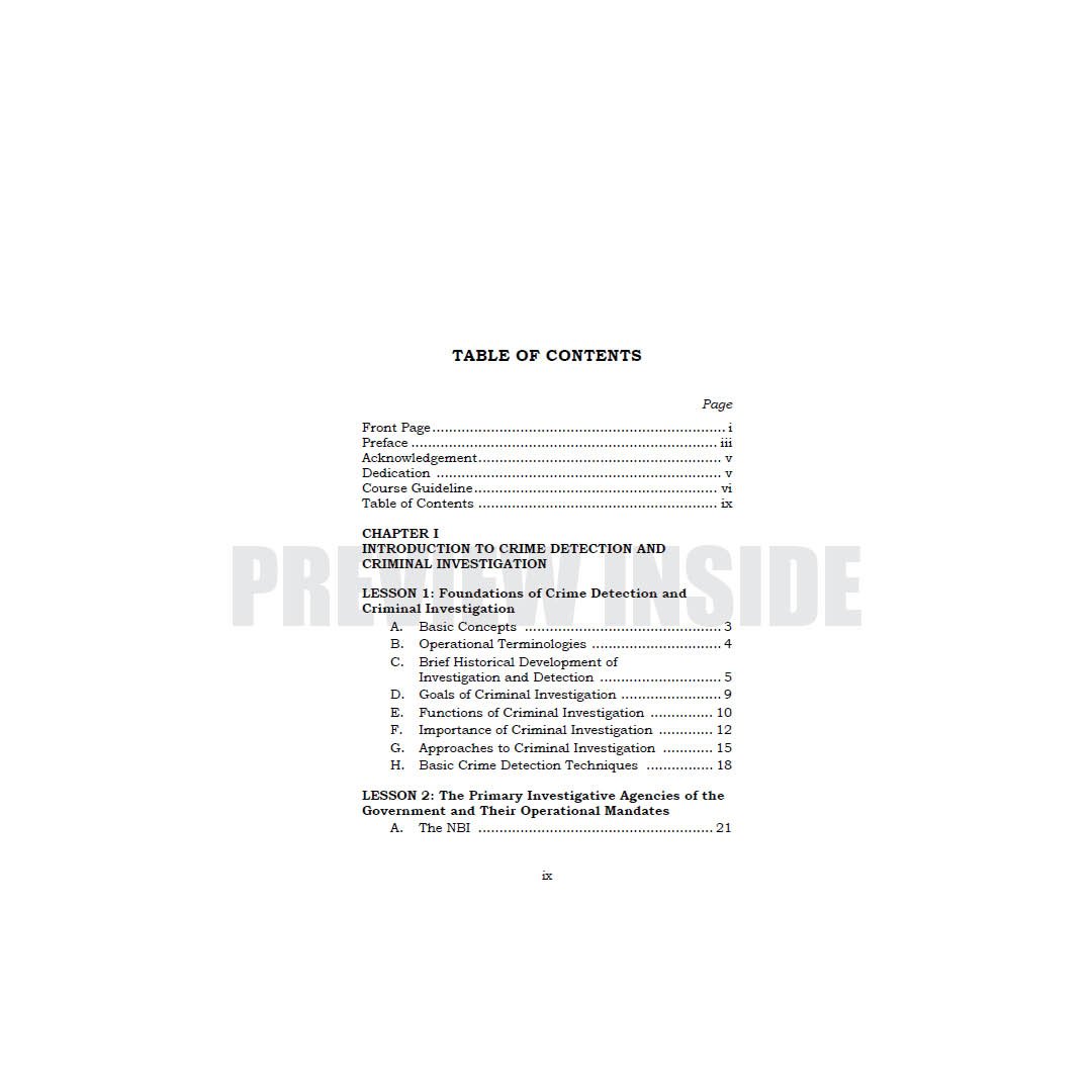 Fundamentals of Criminal Investigation & Intelligence: A Textbook for Criminal Justice Practitioners and Students - Image 2