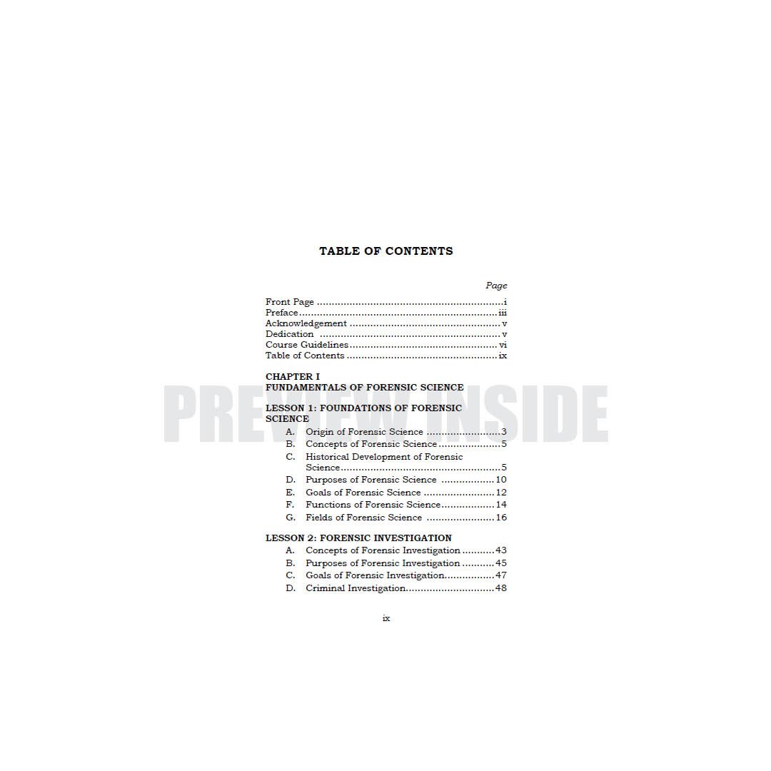 Personal Identification Techniques: Forensic Fingerprint Examination - Image 2