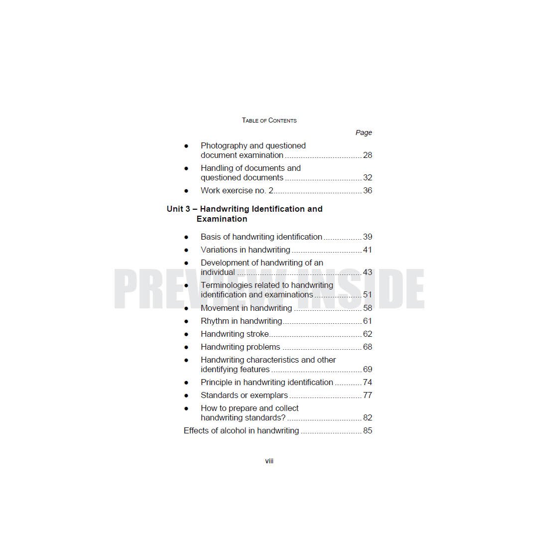 Questioned Documents Examination Handbook - Image 3