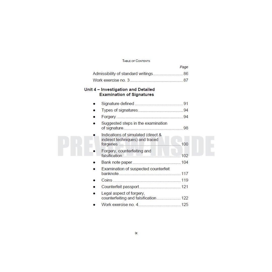 Questioned Documents Examination Handbook - Image 4