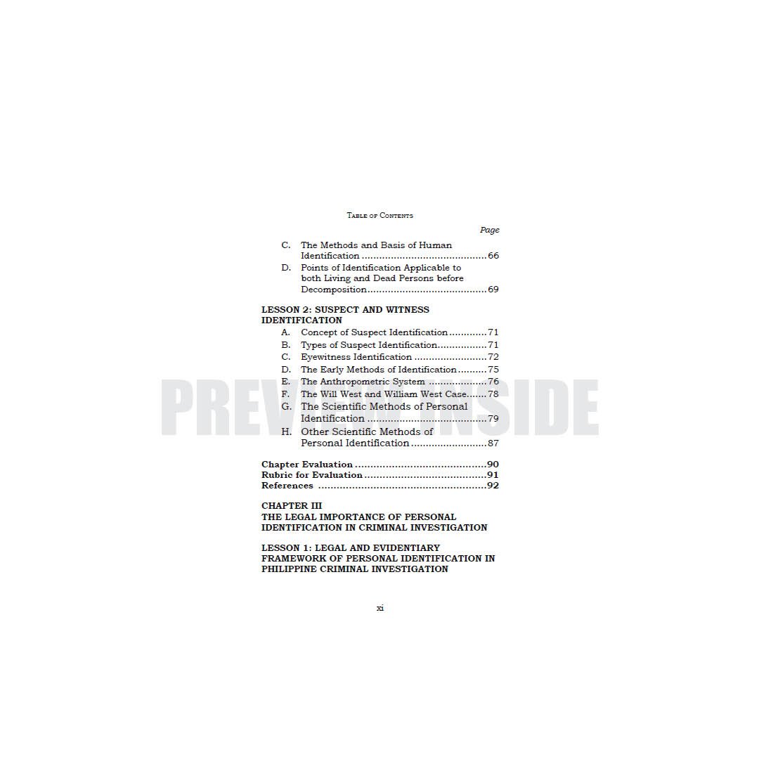 Personal Identification Techniques: Forensic Fingerprint Examination - Image 4