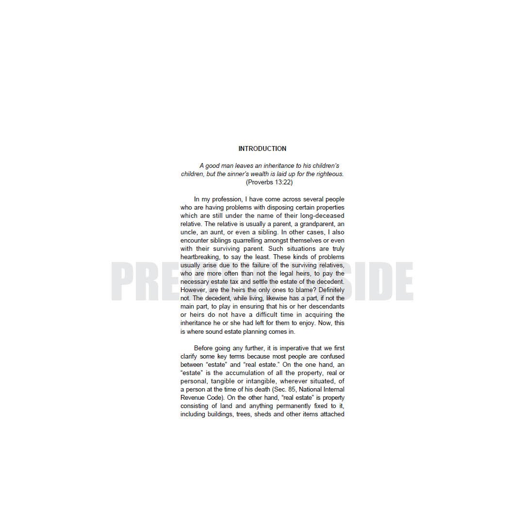 Handbook for Estate Planning and Settlement - Image 5