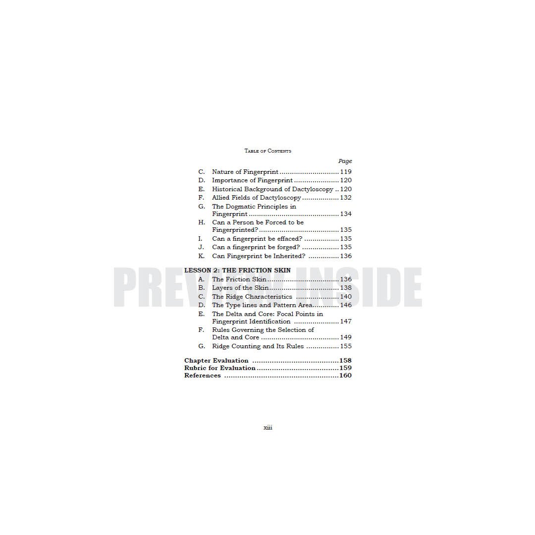 Personal Identification Techniques: Forensic Fingerprint Examination - Image 6