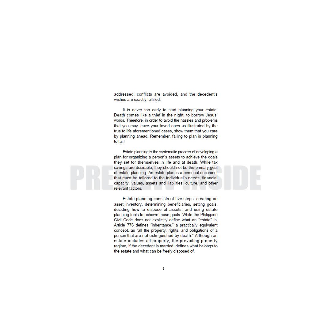 Handbook for Estate Planning and Settlement - Image 7