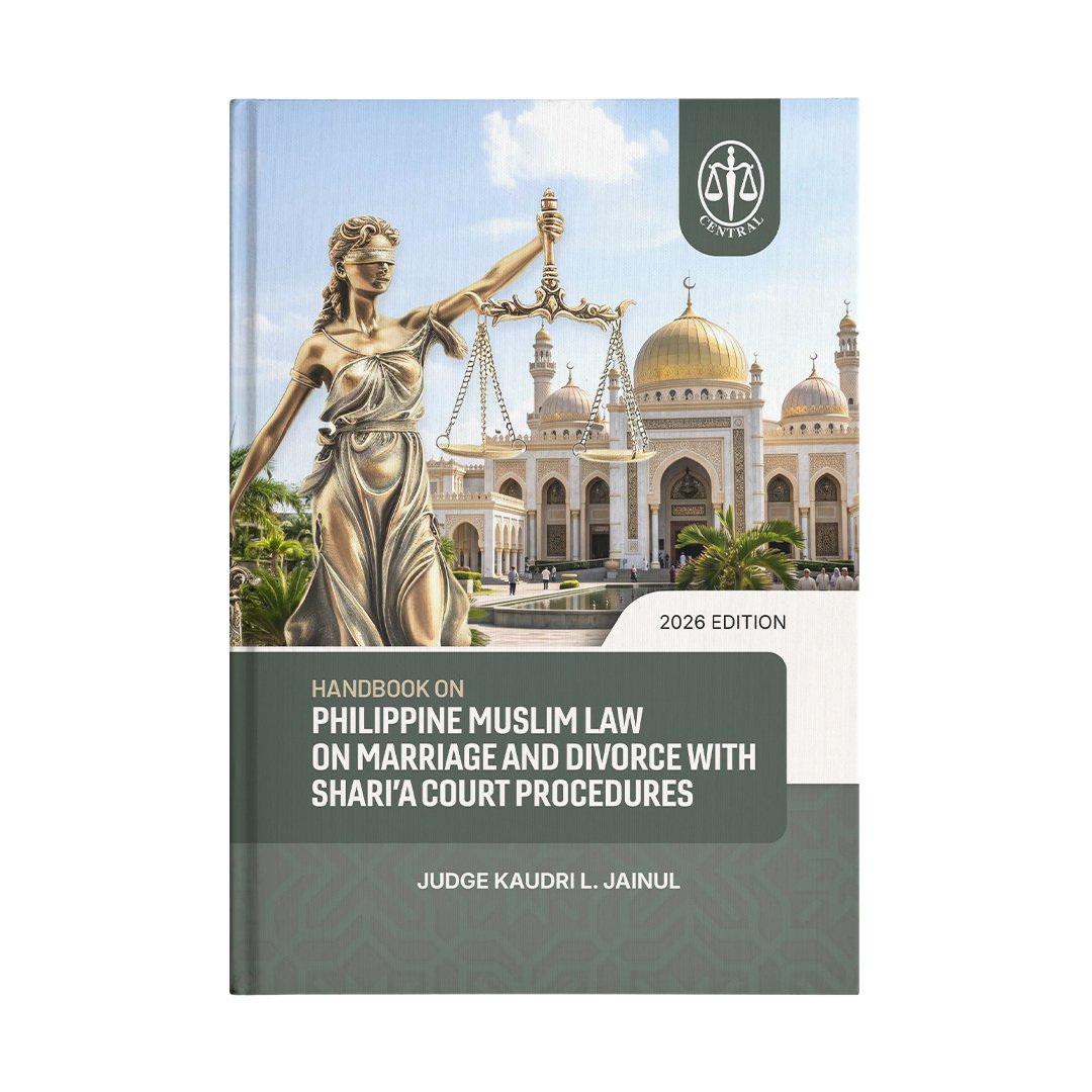 Handbook on Philippine Muslim Law on Marriage and Divorce with Shari’a Court Procedures