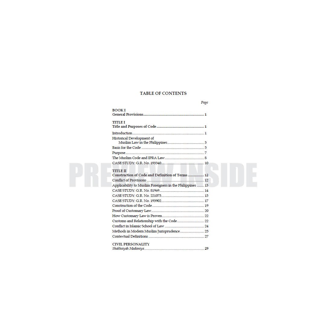 Handbook on Philippine Muslim Law on Marriage and Divorce with Shari’a Court Procedures - Image 2