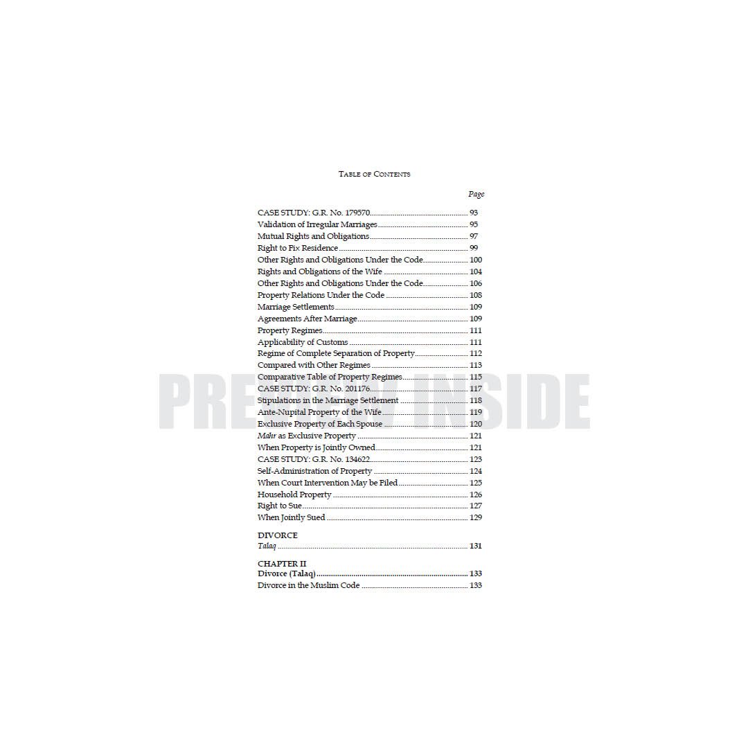 Handbook on Philippine Muslim Law on Marriage and Divorce with Shari’a Court Procedures - Image 5