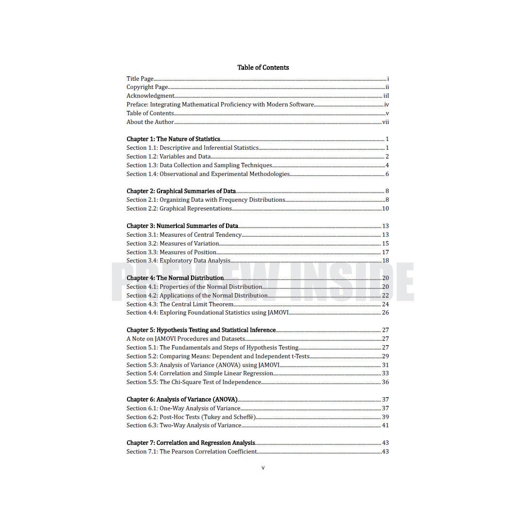 Educational Statistics: A Modern Guide to Data Analysis using JAMOVI - Image 4