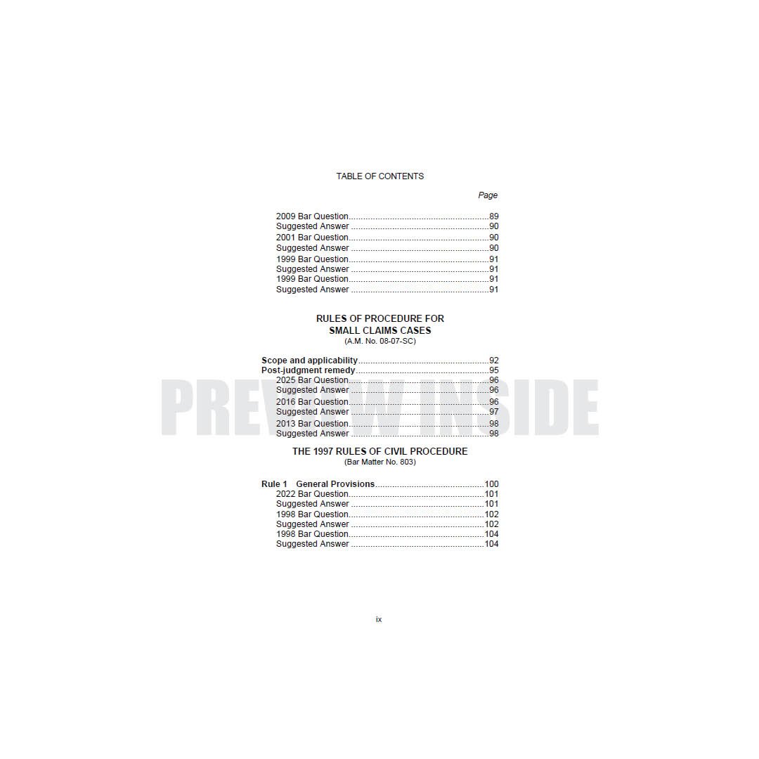 Remedial Law Volume 1: The 1997 Rules of Civil Procedure - Image 6
