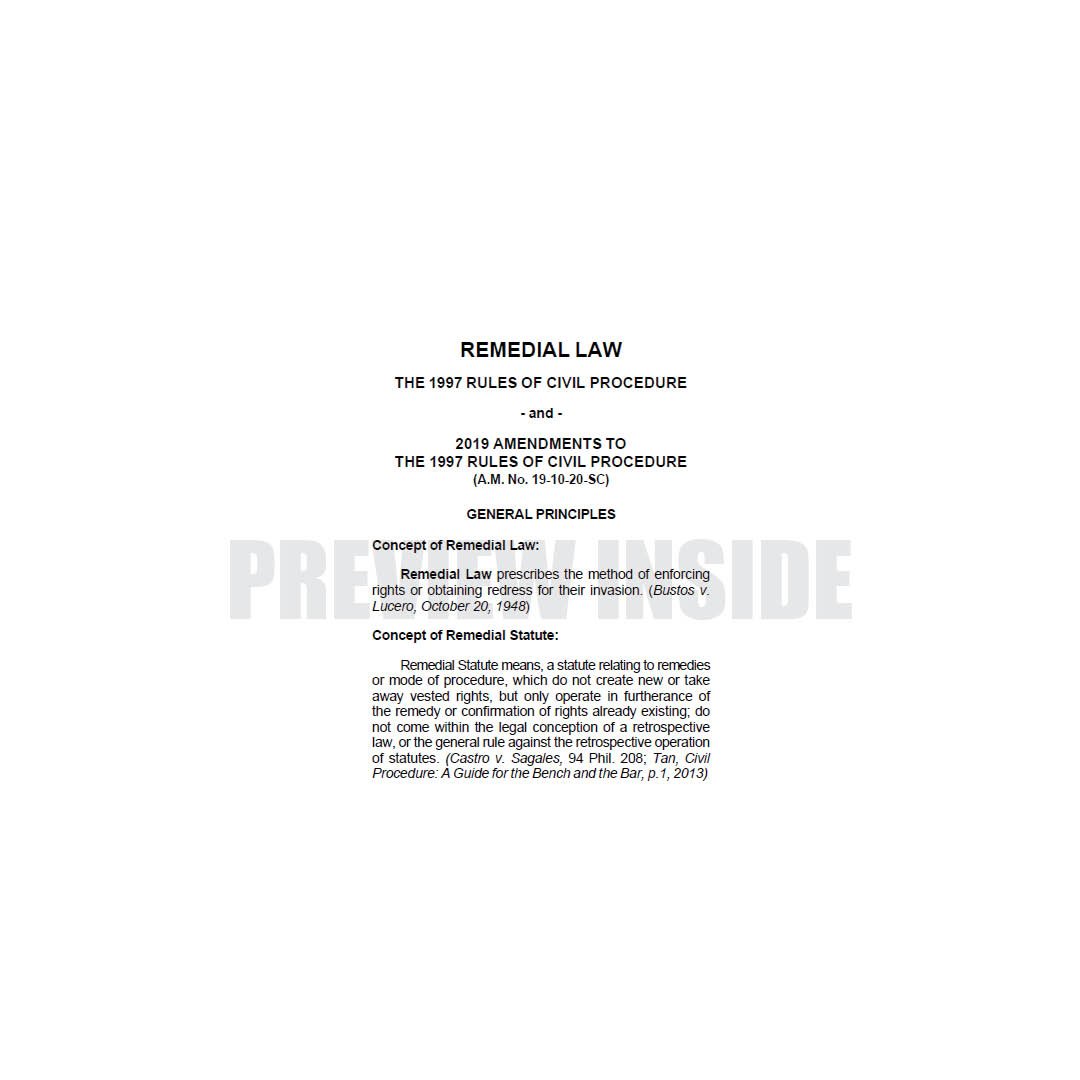 Remedial Law Volume 1: The 1997 Rules of Civil Procedure - Image 7