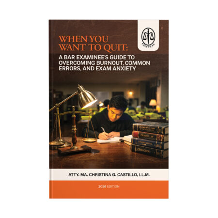 When You Want to Quit? A Bar Examinee’s Guide to Overcoming Burnout, Common Errors, and Exam Anxiety