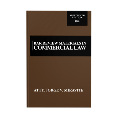 Bar Review Materials in Commercial Law